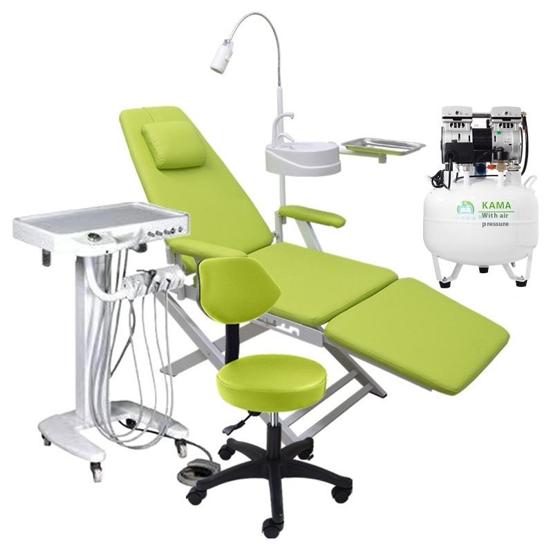 235-Best Selling Electric Portable Dental Unit Chair with Operation Light Metal Compressor-High Demand D.jpg